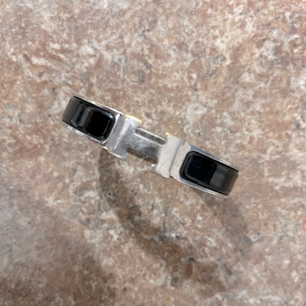 Hermés Mens Clic Clac Bracelet Size T 6 (Large)